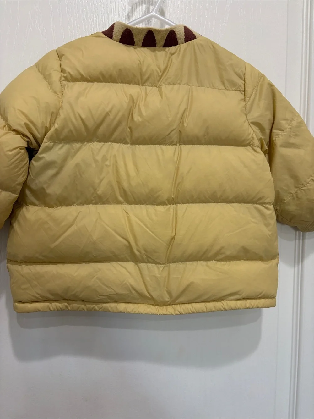 Balabala Baby Pale Yellow Puffer Jacket
